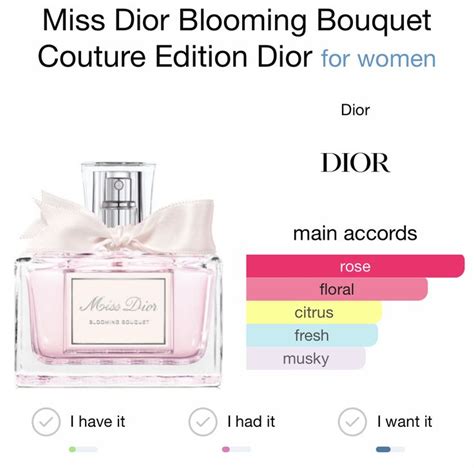 miss dior perfume main accords|where to buy Miss Dior.